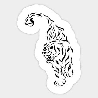 Tiger Art Sticker